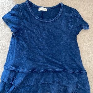 Altered State blue flowy top